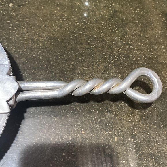 Antique B W Buenilum hand wrought silent butler with lid - Picture 3 of 7